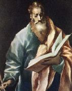 GRECO, El Apostle St Matthew oil painting on canvas